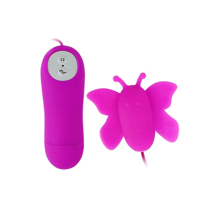 BAILE - LOVE EGGS BUTTERFLY CLITORIS STIMULATOR 12 SPEEDS LILAC REMOTE CONTROL